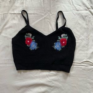 AE Cropped Knit Tank - Size Large